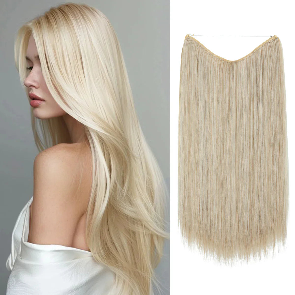 Cream Blonde Straight (46 cm)