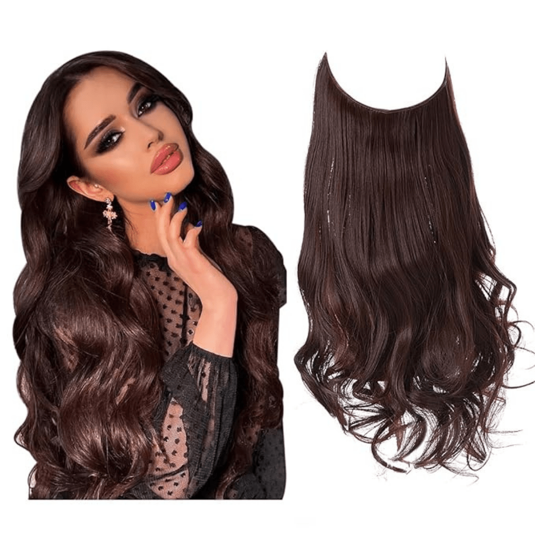 Auburn foncé ondulé (56 cm)