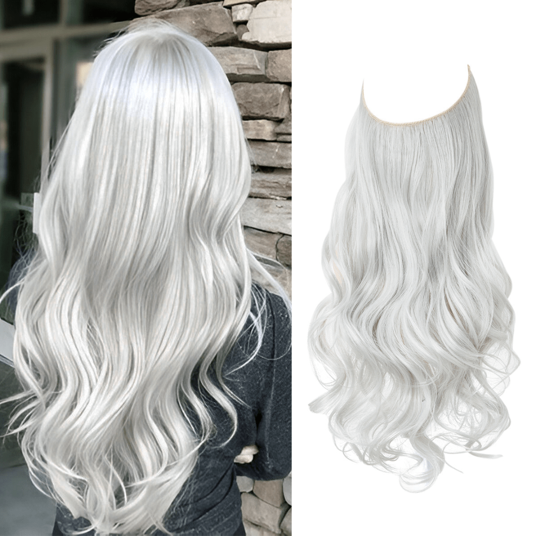 Ondulé gris argenté clair