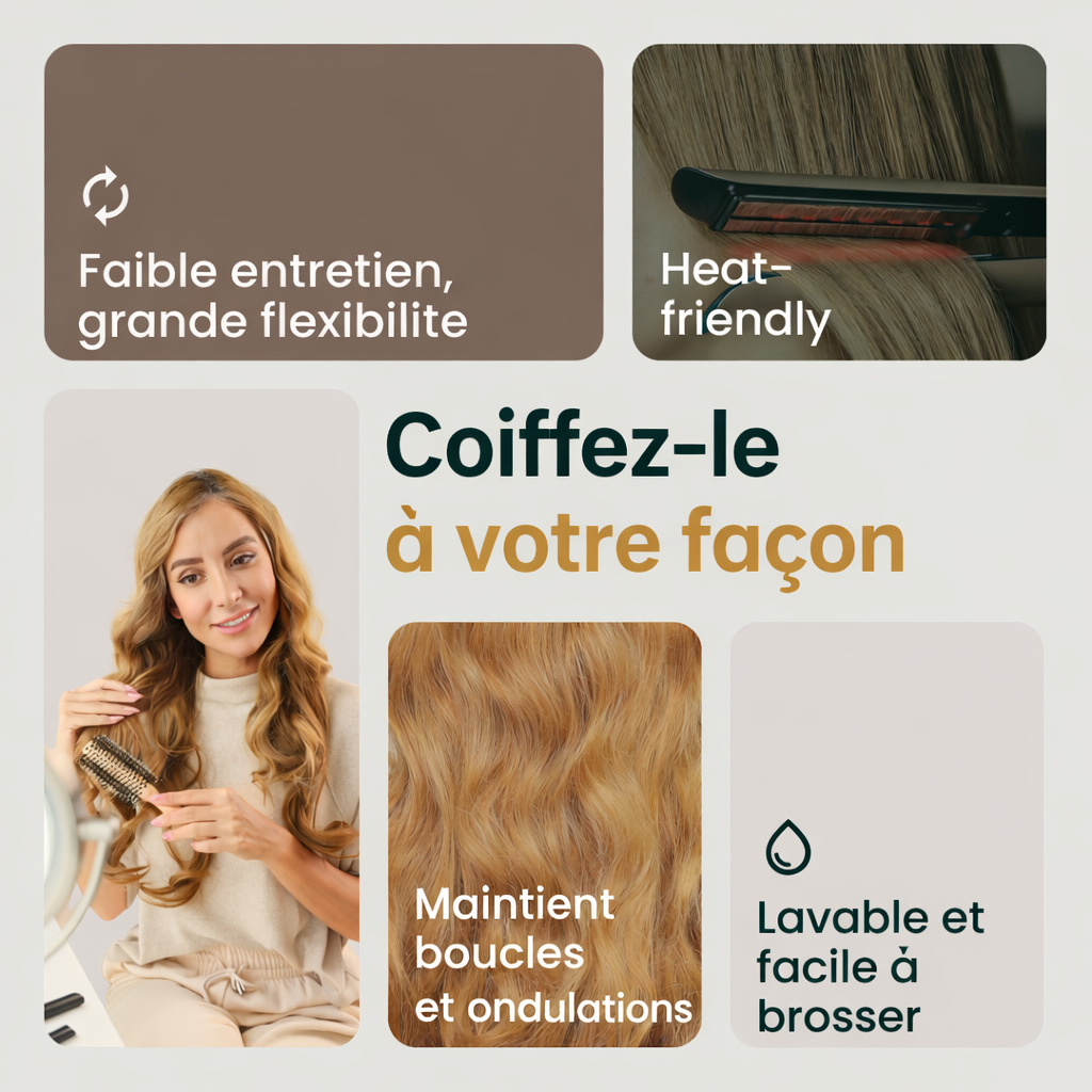 Extensions capillaires Halo de haute qualité