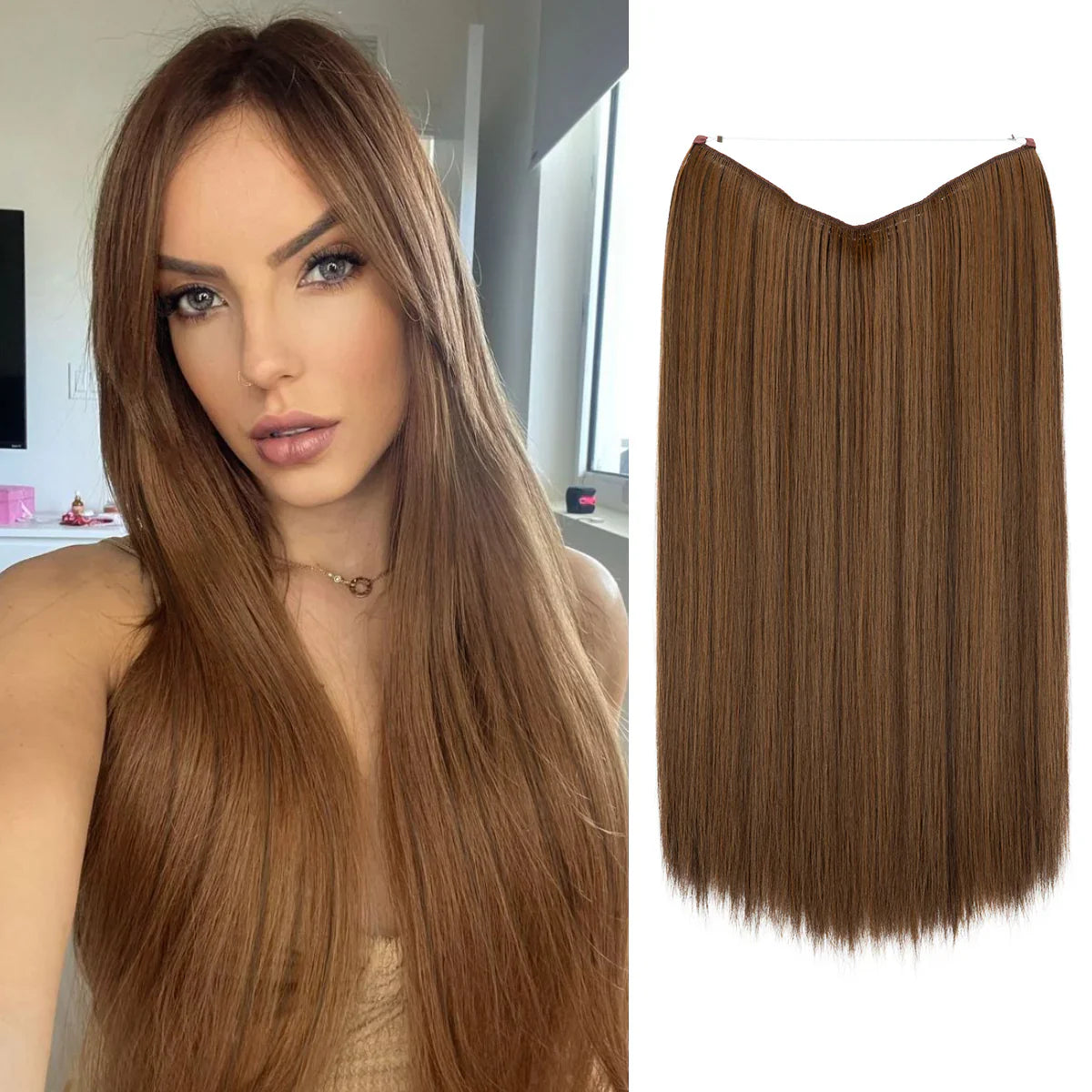 Chocolate Straight (56 cm)