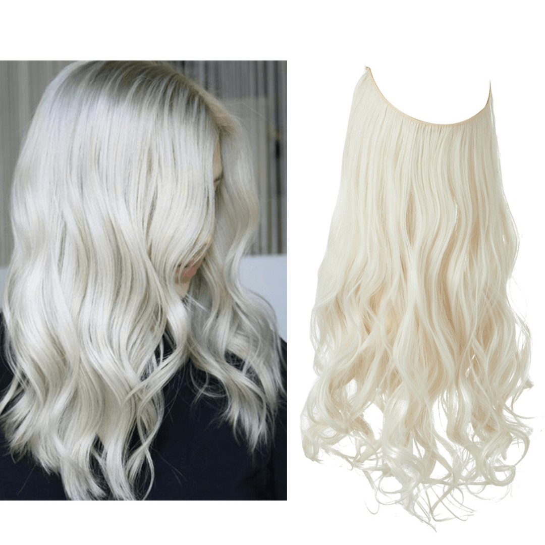 Blond platine ondulé